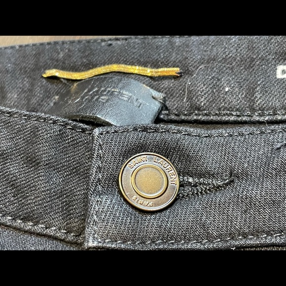 Saint Laurent black denim - Picture 4 of 8